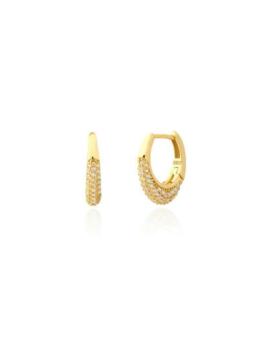 Pavé Dome Earrings