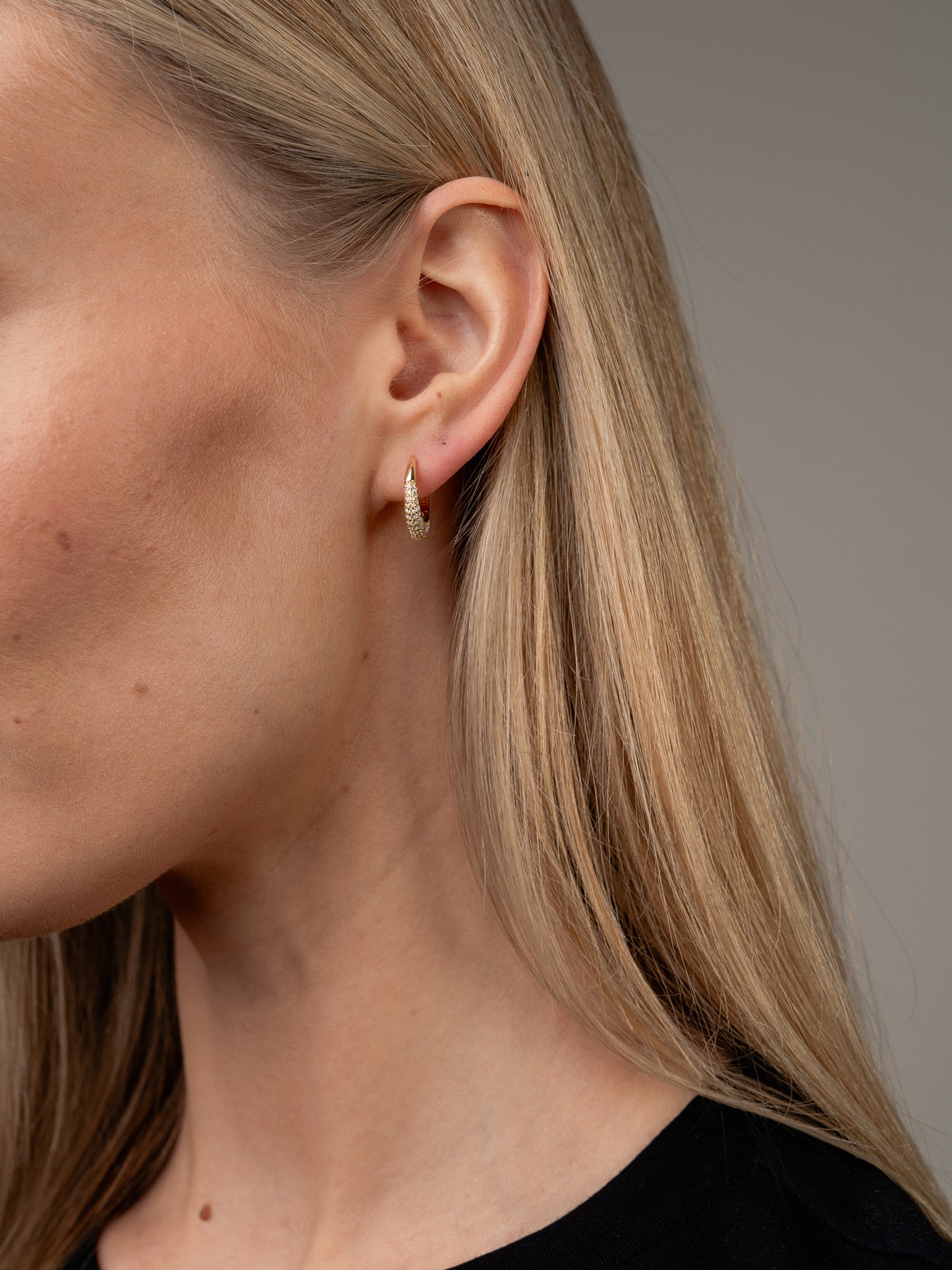 Pavé Dome Earrings