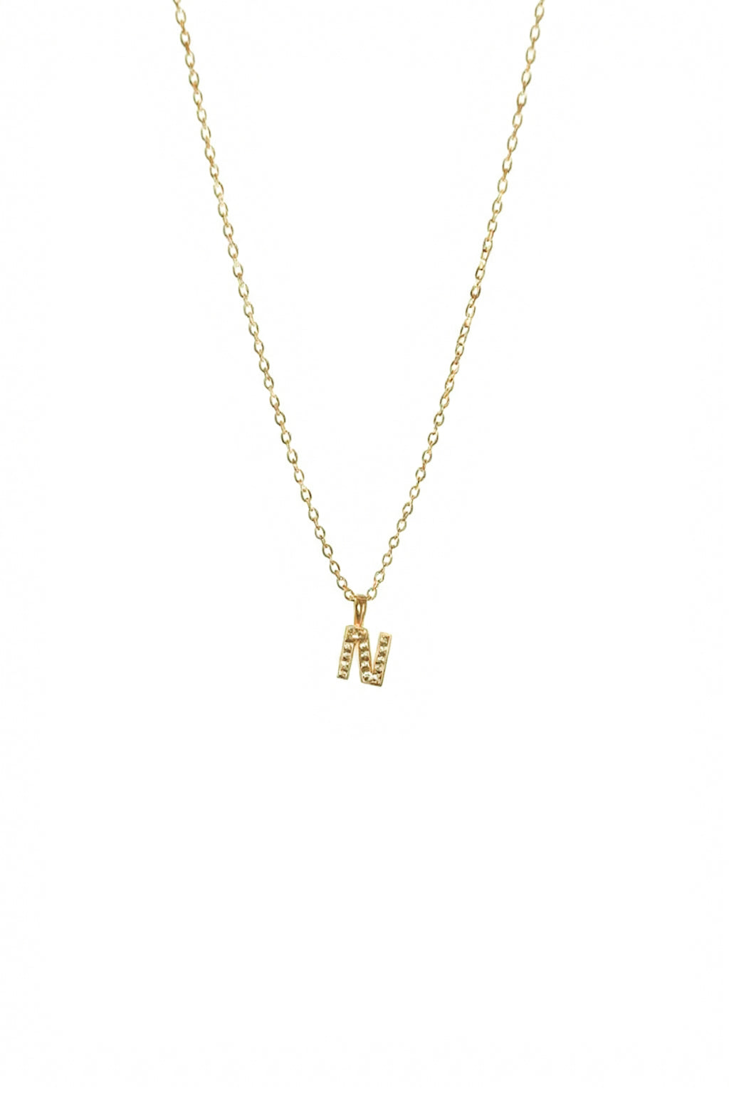 Letter Pendant Necklace