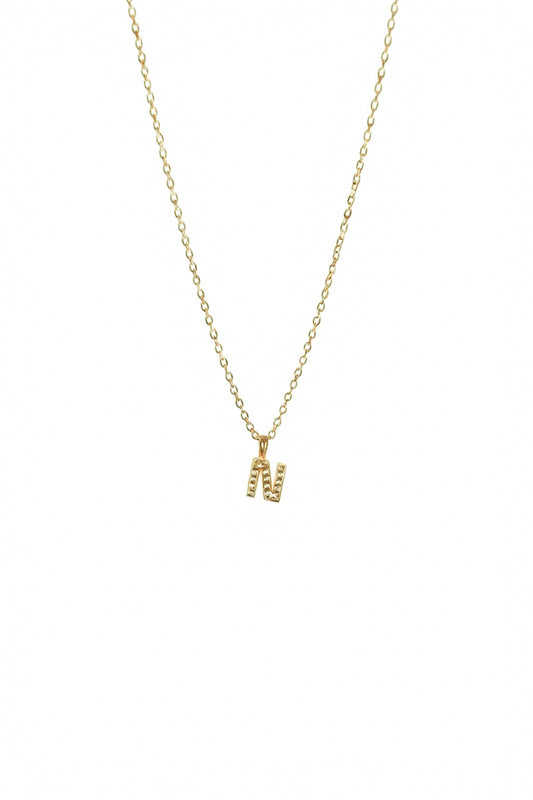 Letter Pendant Necklace