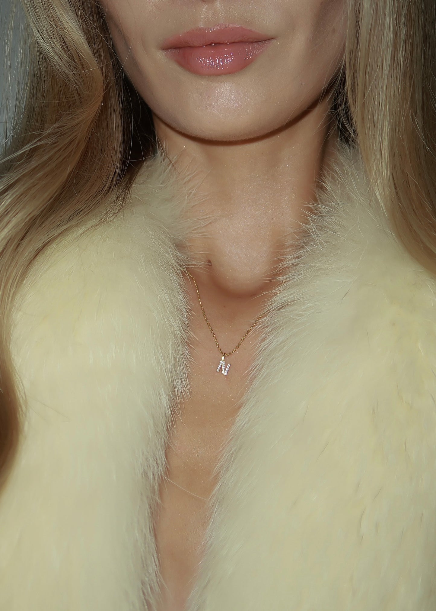 Letter Pendant Necklace