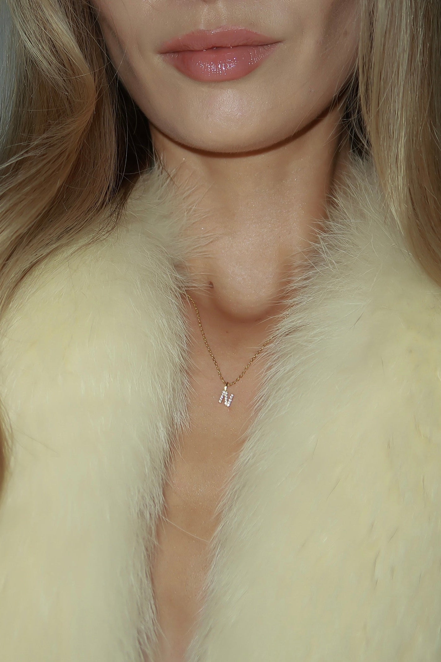 Letter Pendant Necklace